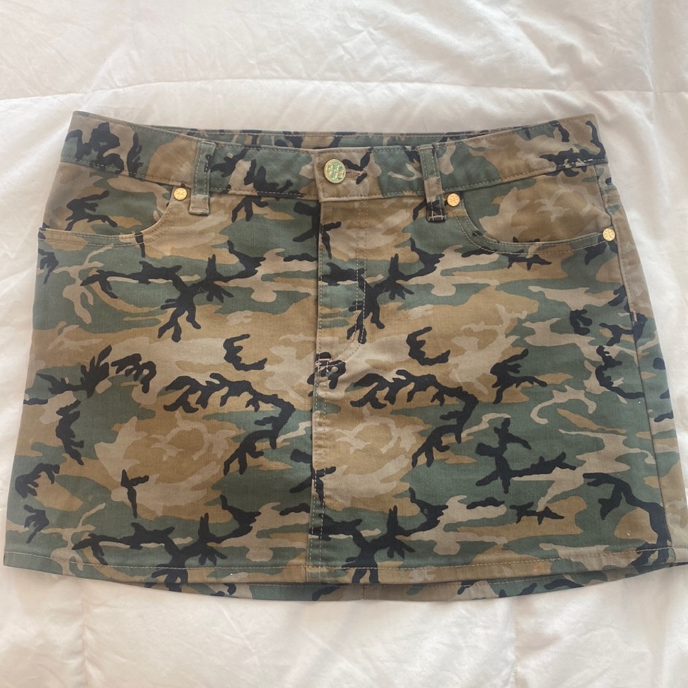 Tory Burch mini skirt camo 29 size
